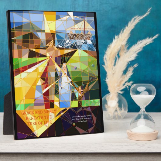 Grace and Mercy Tree of Life Christelijke kunst Fotoplaat (Zijkant)