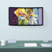 Grace and Mercy Tree of Life Christelijke kunst Spandoek (Beurs)