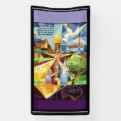 Grace and Mercy Tree of Life Christelijke kunst Spandoek (Verticaal)