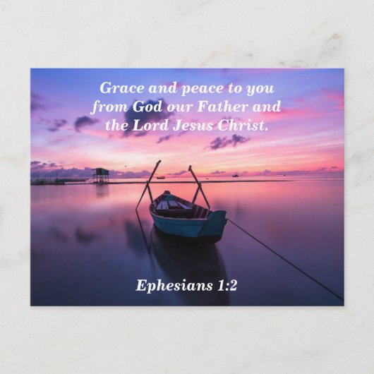 Grace and Peace to You Briefkaart Ephesians 1:2 (Voorkant)