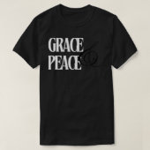 Grace and Peace wit T-shirt (Design voorkant)
