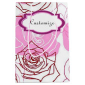 Grace & Apprecied Roses Gift Bag Medium Cadeauzakje (Voorkant)