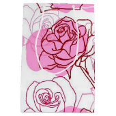Grace & Apprecied Roses Gift Bag Medium Cadeauzakje (Achterkant)