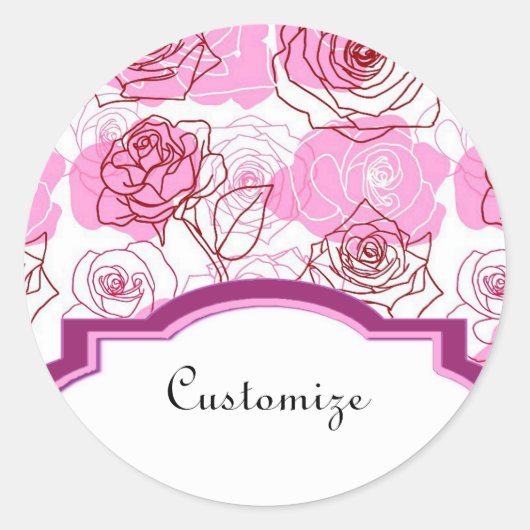 Grace & Apprecied Roses Stickers (Voorkant)