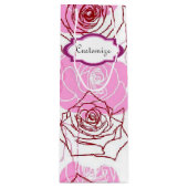 Grace & Apprecied Roses Wine Gift Bag Wijn Cadeautas (Voorkant)