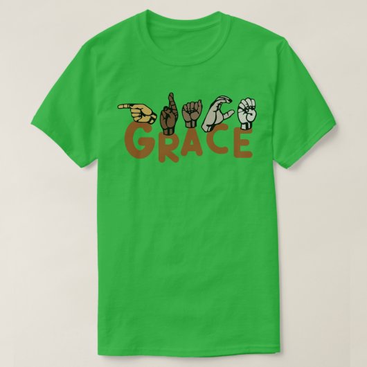 Grace ASL T-shirt (Design voorkant)