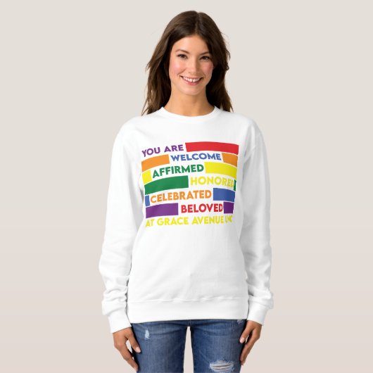 Grace Avenue Pride Sweatshirt (Voorkant volledig)