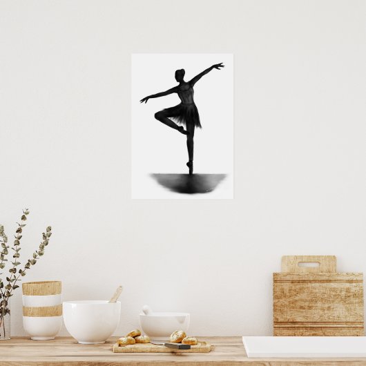 "Grace" ballerina poster (Keuken)