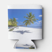 Grace Bay, Turks en Caicos Sand & Blue Ocean Waves Blikjeskoeler (Achterkant)