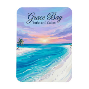 Grace Bay Turks- en Caicoseilanden Magneet