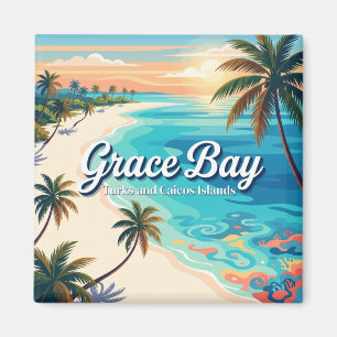 Grace Bay Turks- en Caicoseilanden Magneet