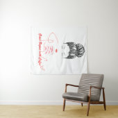 Grace Begint met Koffie Typografie Wandkleed (In Situ (horizontaal))