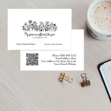 Grace Bible Verse Floral Doodle Church