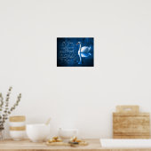 Grace Bible Verse Mute Swan Poster (Keuken)
