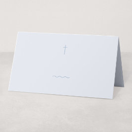 Grace Blue Religieuze Plaatskaart of Buffettafelka Plaatskaartje
