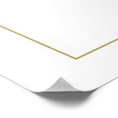 GRACE Blush Bloemstuk Het is een Meisje Baby Showe Poster (Hoek)