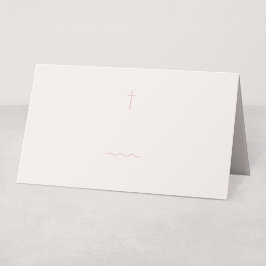 Grace Blush Religieuze Plaatskaart of Buffetlabel Plaatskaartje
