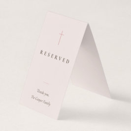 Grace Blush Religieuze Reserveringskaart Visitekaartje
