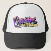 Grace Brush Hand Lettering Geloof Trucker Pet (Voorkant)