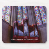 Grace Cathedraal organ mousepad Muismat (Voorkant)