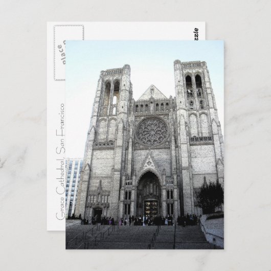 Grace Cathedral Briefkaart (Voorkant / Achterkant)