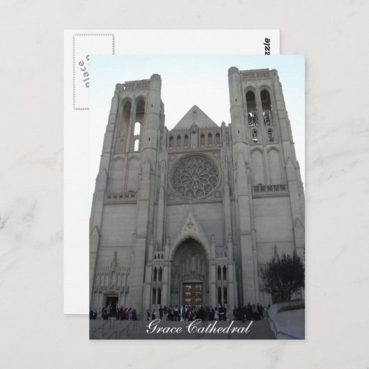 Grace Cathedral Briefkaart (Voorkant / Achterkant)