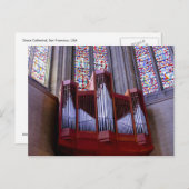 Grace Cathedral, San Francisco, Verenigde Staten Briefkaart (Voorkant / Achterkant)