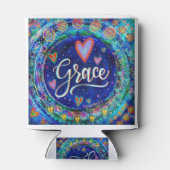 "Grace" ÉÉN WORD-inspiratie Blikjeskoeler (Achterkant)
