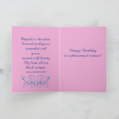 Grace en Beauty  Afrocentric Birthday Kaart (Binnen)