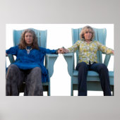Grace en Frankie Sitting Poster (Voorkant)