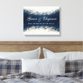 Grace en legance zullen nooit uit de stijl komen canvas afdruk (Insitu (Slaapkamer))