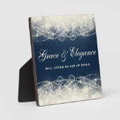 Grace en legance zullen nooit uit de stijl komen fotoplaat (Voorkant)