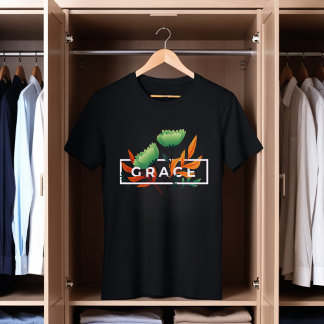 Grace Floral T-shirt - Elegante Natuur Art
