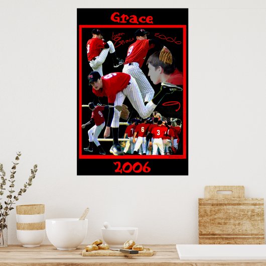 Grace Freshman Baseball Poster (Keuken)
