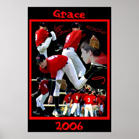 Grace Freshman Baseball Poster (Voorkant)