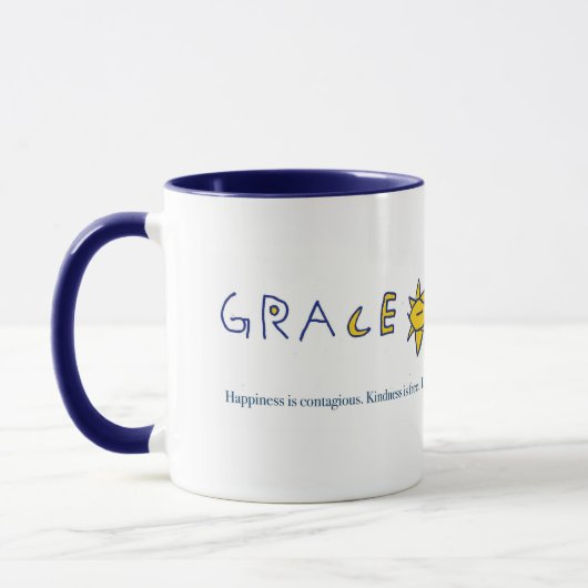Grace gebeurt 11oz Mok (Links)