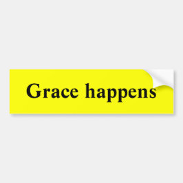 Grace gebeurt bumpersticker