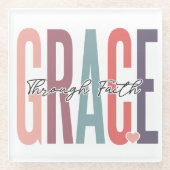 Grace Glazen Onderzetter (Voorkant)