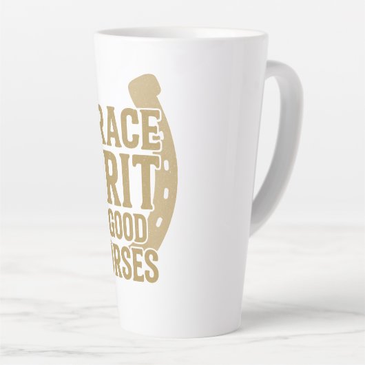 Grace, Grit & Good Horses Western Latte Mok (Rechterhoek)