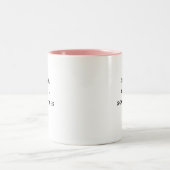 Grace Grit & Good Vibes Funny Modern Mug Tweekleurige Koffiemok (Center)