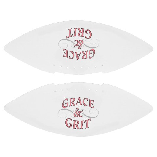 Grace & Grit in roze en grijs American Football (Panelen)