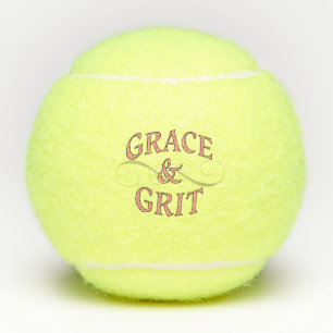 Grace & Grit in roze en grijs Tennisballen