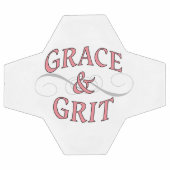 Grace & Grit in roze en grijs Voetbal (Enkel)