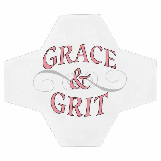 Grace & Grit in roze en grijs Voetbal (Enkel)