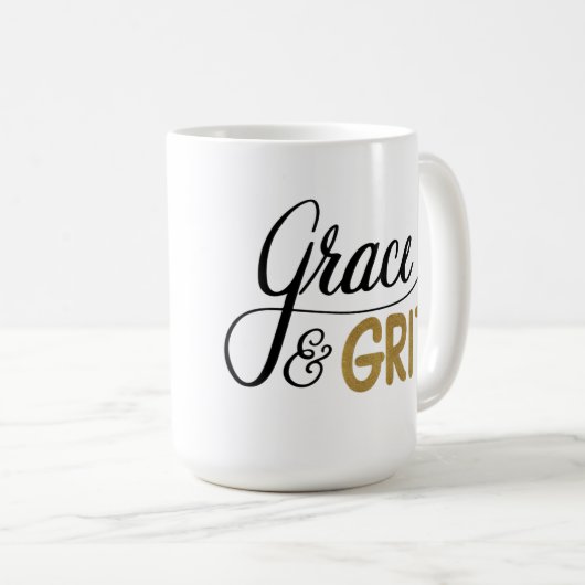 Grace & GRIT Koffiemok (Voorkant rechts)