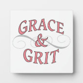 Grace & Grit voor de stoere dame Fotoplaat (Voorkant)