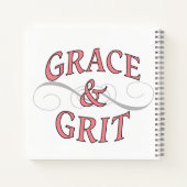 Grace & Grit voor de stoere dame Notitieboek (Achterkant)