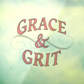 Grace & Grit voor de stoere dame Raamsticker (Vel 3)