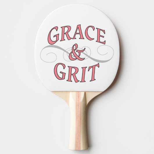 Grace & Grit voor de stoere dame Tafeltennisbatje (Voorkant)