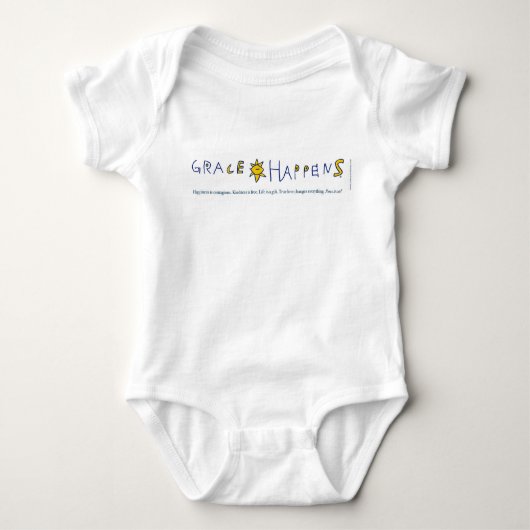 Grace Happens Baby Bodysuit (Voorkant)